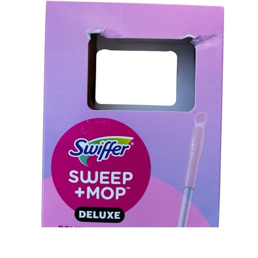 Swifter Wicked PINK Sweep & Mop Deluxe 2-in1 Kit Limited Edition HTF